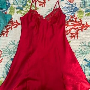 Red Victoria Secret Slip Size L